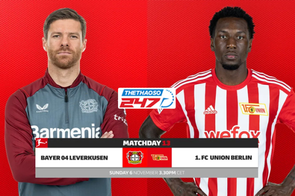 Soi kèo Bayer Leverkusen vs Union Berlin, 21h30 ngày 6/11 - Bundesliga