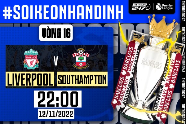 Soi kèo Liverpool vs Southampton, 22h00 ngày 12/11 | Ngoại Hạng Anh