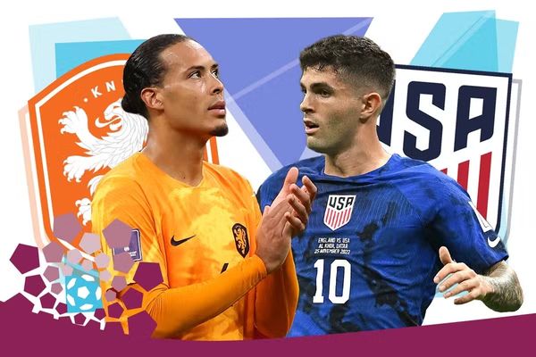 Soi kèo Hà Lan vs Mỹ, 22h00 ngày 3/12 | World Cup 2022