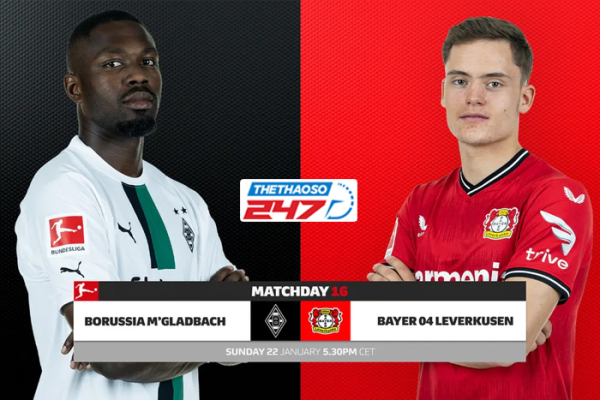 Soi kèo Monchengladbach vs Bayer Leverkusen, 23h30 ngày 22/1 - Bundesliga