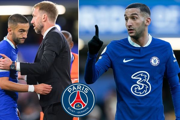 PSG đe dọa kiện Chelsea sau khi thương vụ Hakim Ziyech thất bại