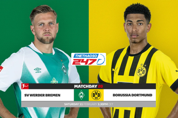 Soi kèo Werder Bremen vs Dortmund, 21h30 ngày 11/2 | Bundesliga