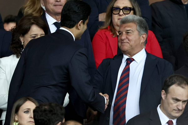 Chủ tịch PSG tiết lộ yêu cầu của ông Laporta dừng dự án Super League