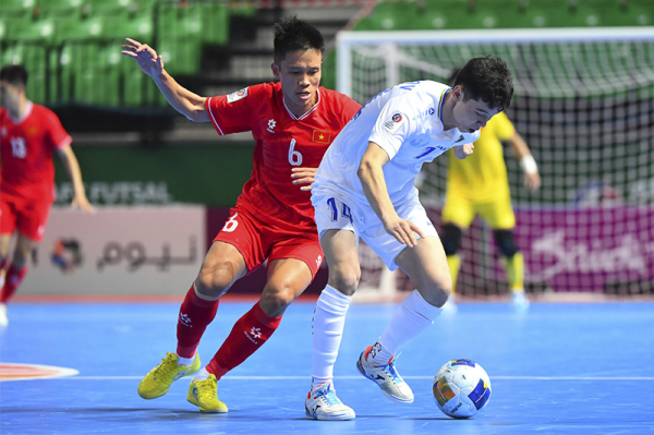 ĐT futsal Việt Nam chia tay giải châu Á với trận thua đáng tiếc trước tuyển Uzbekistan