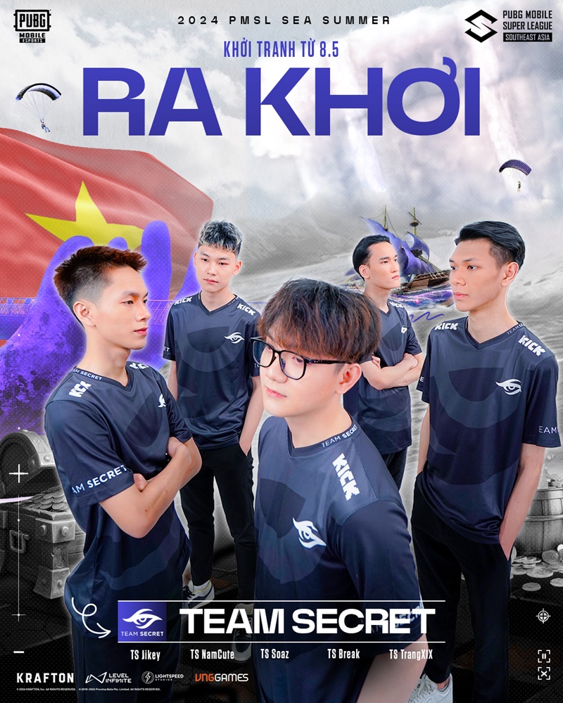 D'Xavier và Team Secret: Những ứng cử viên sáng giá của Việt Nam tại giải đấu PUBG Mobile