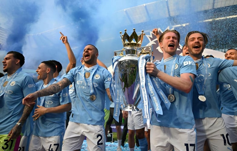 Manchester City lên ngôi vô địch Ngoại hạng Anh mùa giải 2023-2024