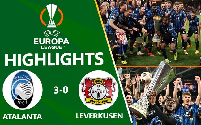 Video cúp C2 Atalanta vs Leverkusen: Cắt chuỗi bất bại