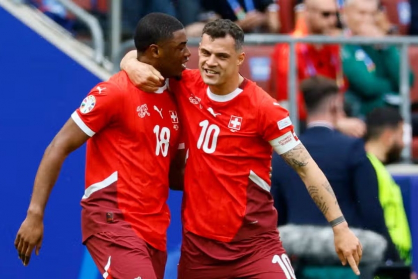 Chấn thương của Xhaka đe doạ cơ hội tỏa sáng của Thụy Sĩ ở Euro 2024