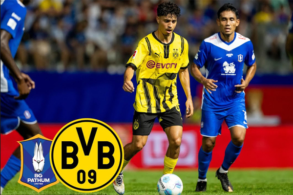 Dortmund bất ngờ hứng chịu thất bại thảm hại 0-4 trước đội bóng Thái Lan