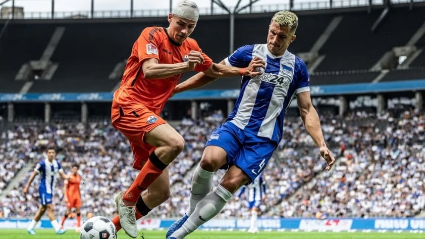 Ibrahim Maza tỏa sáng, ghi bàn đầu tiên cho Hertha Berlin tại Bundesliga 2