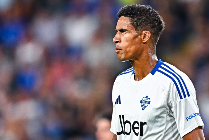 Raphaël Varane đối mặt với nguy cơ bị Como chấm dứt hợp đồng chỉ sau vài tuần