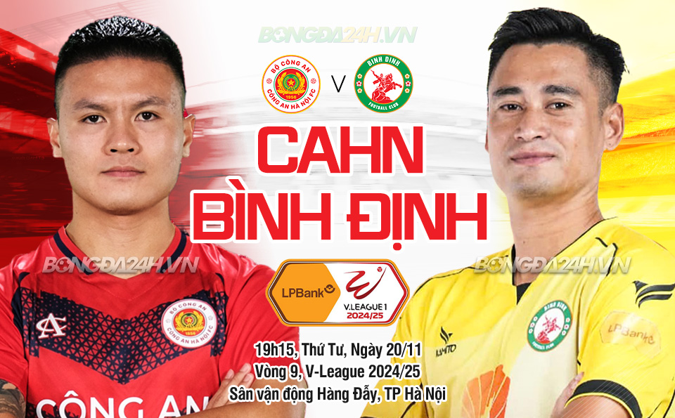 Nhận định trận đấu CAHN vs Bình Định: Gã khổng lồ thức giấc, sự kháng cự ngoan cường