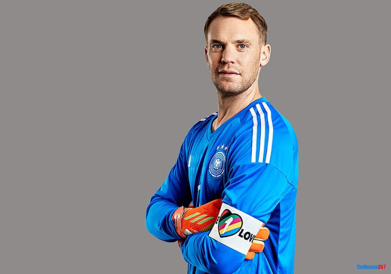 Manuel Neuer cùng 8 đội tuyển châu Âu đã cùng nhau lên kế hoạch mang băng cầu vồng “One Love” 