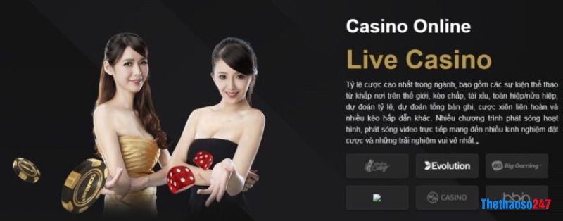 Trải nghiệm sòng casino online đẳng cấp