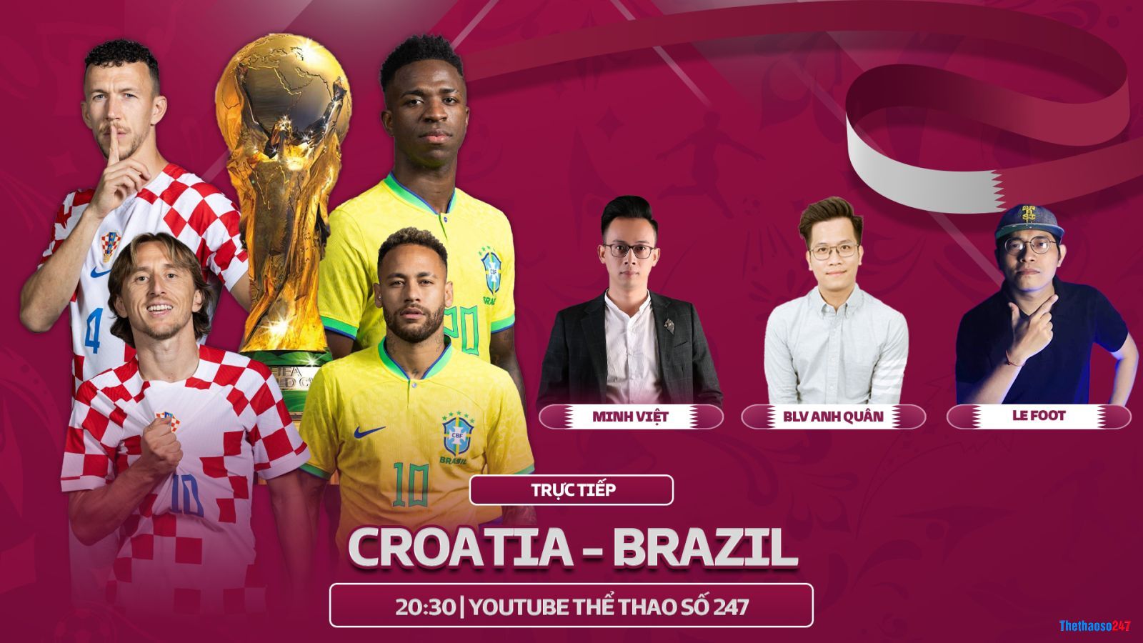 Trực tiếp Croatia vs Brazil