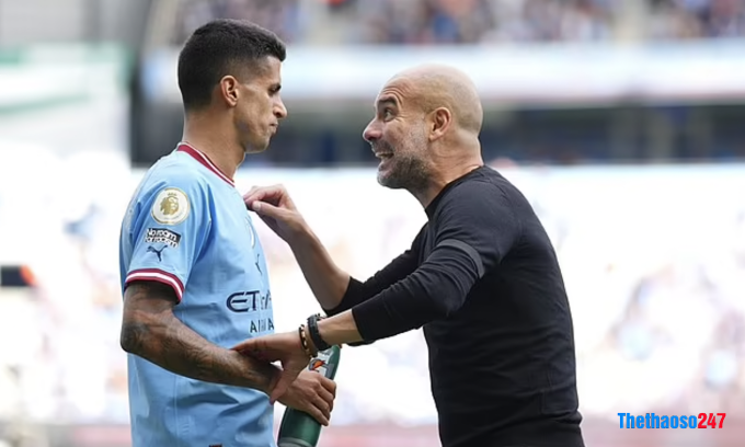 Cancelo, Pep Guardiola