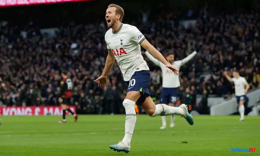 Harry Kane là câu thủ duy nhất ghi bàn vào đêm qua 