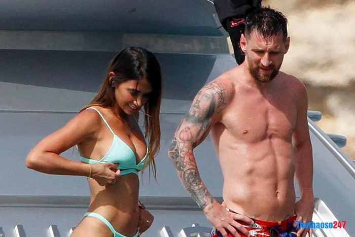 Messi và Antonella Roccuzzo