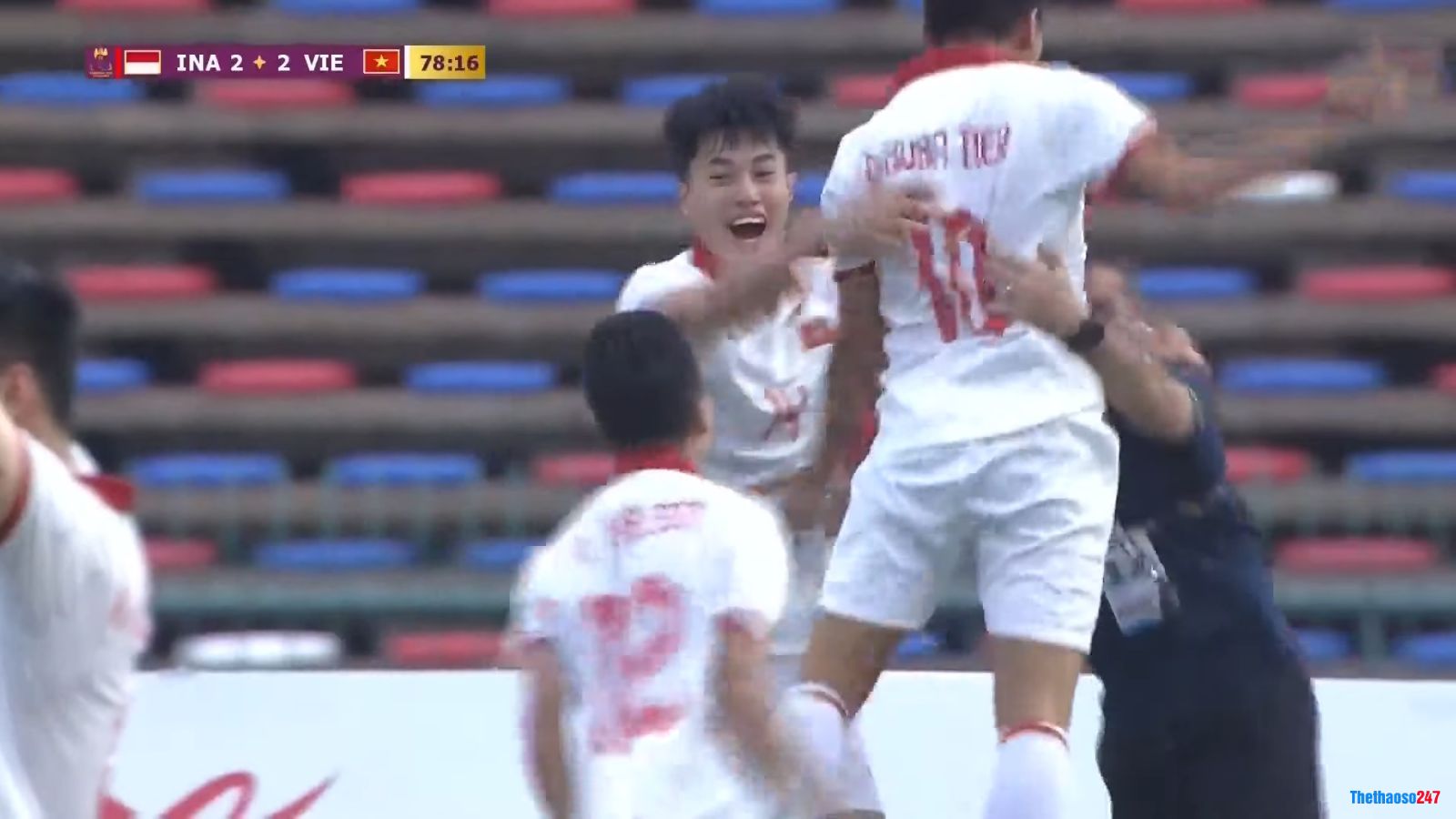 U22 Việt Nam, Việt Nam, U22 Việt Nam vs U22 Indonesia