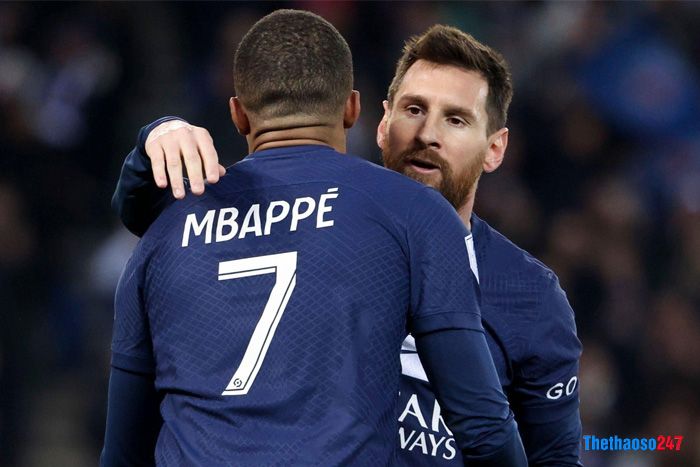 Messi và Mbappe