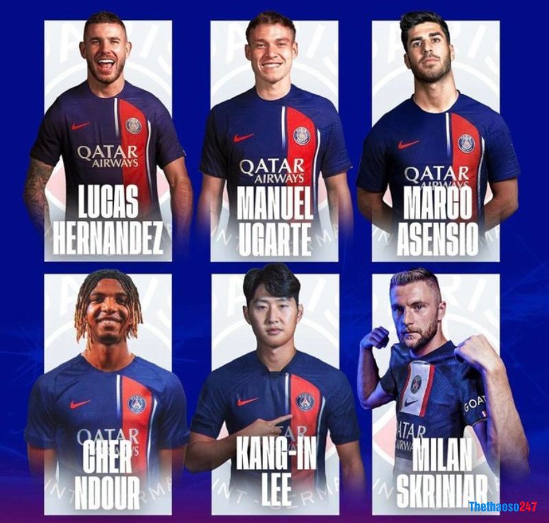 Dàn tân binh mới của PSG