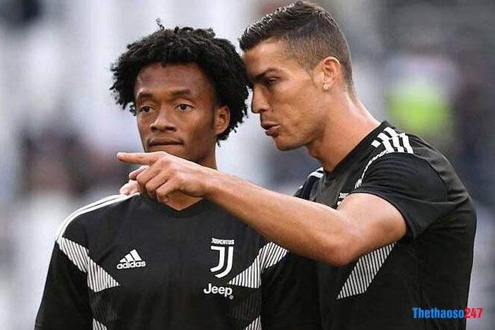 Cuadrado và Ronaldo