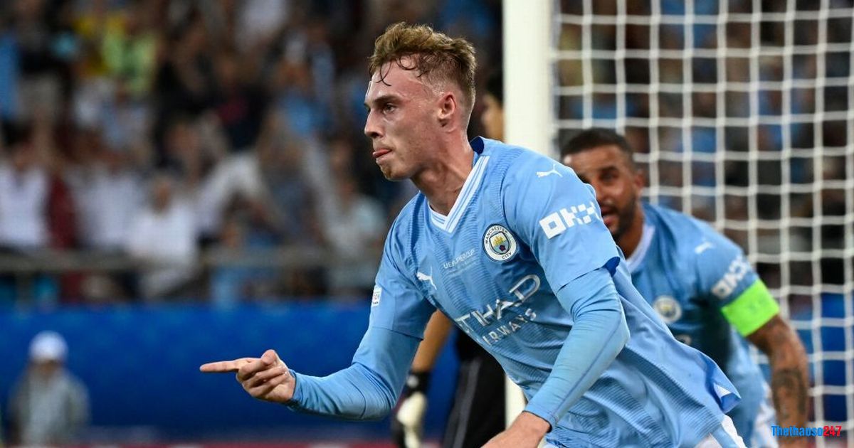 Cole Palmer ghi bàn gỡ hòa cho Man City