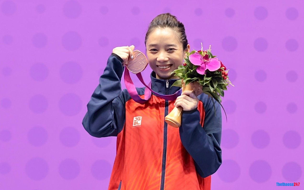 Dương Thúy Vi giúp Đoàn thể thao Việt Nam có thêm huy chương.