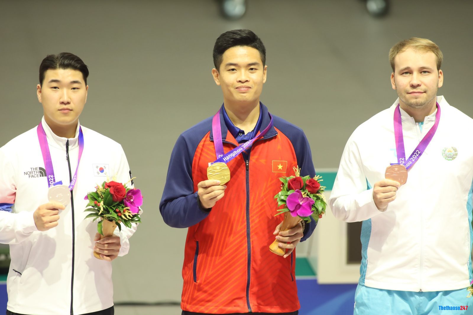 Phạm Quang Huy giành huy chương vàng môn bắn súng.