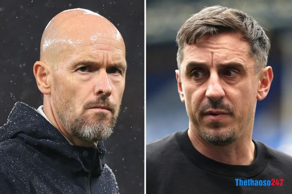 Gary Neville khẳng định không nên sa thải Erik ten Hag