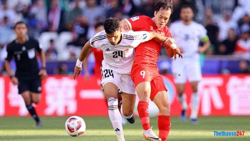 Đội tuyển Việt Nam thua đau trước Iraq