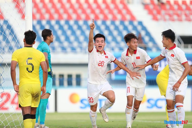U23 Việt Nam tiếp tục thể hiện thế mạnh trước U23 Malaysia tại VCK U23 Châu Á 2024