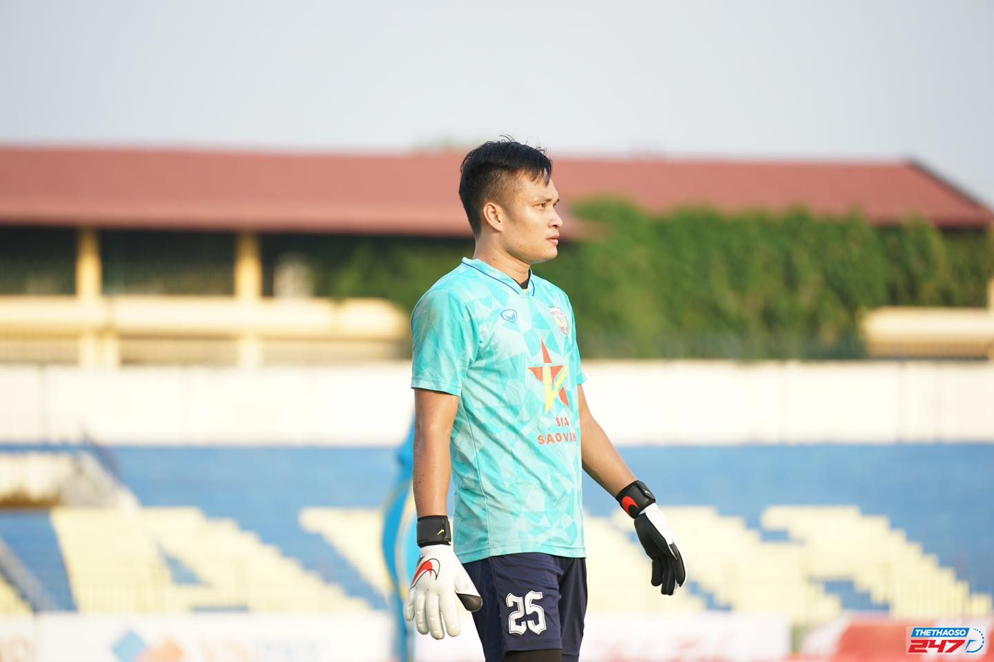 Thủ môn Dương Quang Tuấn - Ảnh: Fanpage Hong Linh Ha Tinh FC