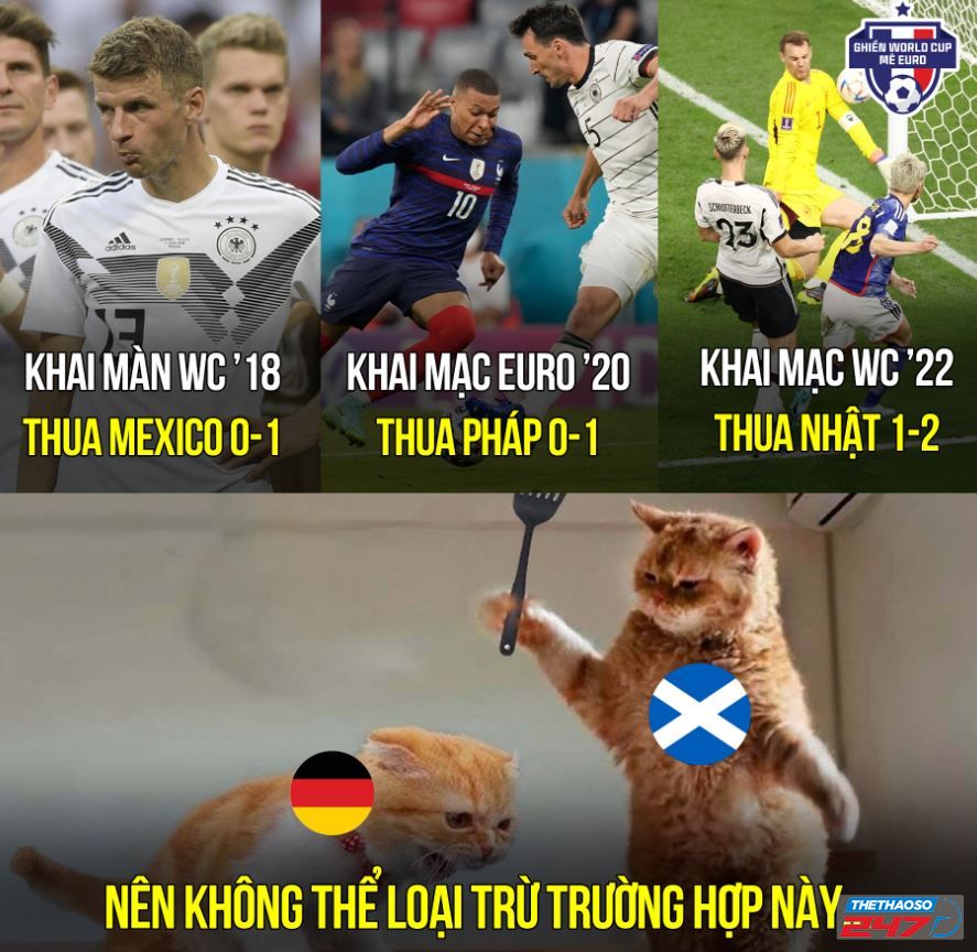 Ảnh chế Đức vs Scotland