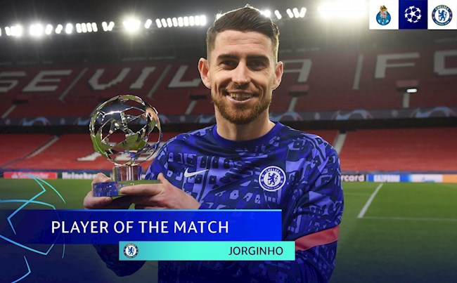 Giúp Chelsea đại thắng Porto, Jorginho bất ngờ “bày tỏ tình cảm” với Napoli