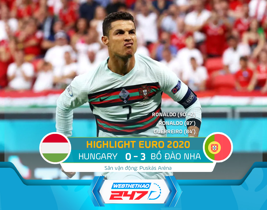 Highlight Hungary vs Bồ Đào Nha