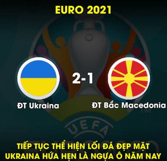 Ảnh chế Ukraine vs Bắc Macedonia