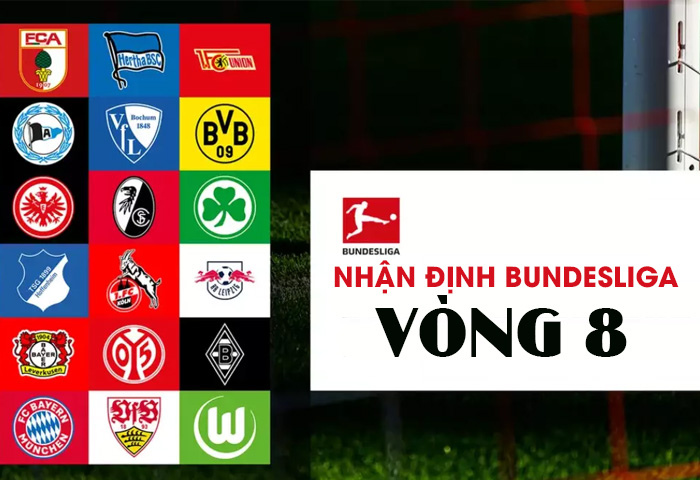 nhận định Bundesliga vòng 8