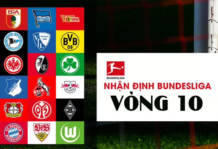 nhận định Bundesliga vòng 10