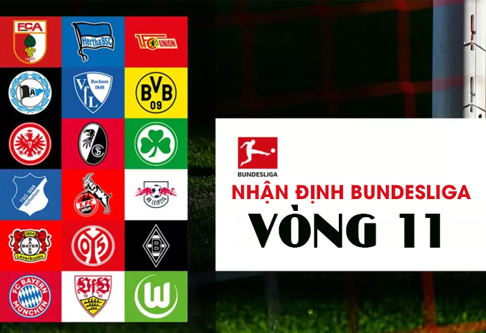 nhận định Bundesliga vòng 11