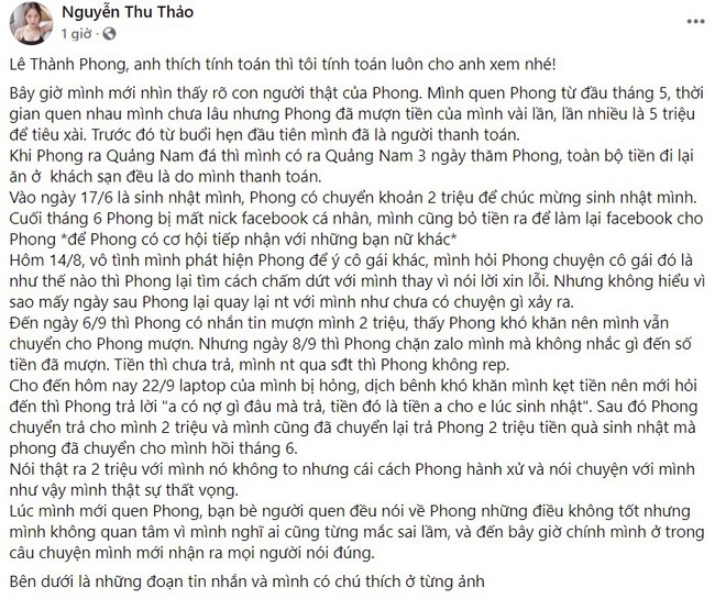Hotgirl tố sao U21 Việt Nam