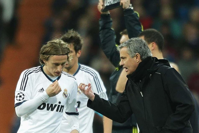 Luka Modric và Mourinho