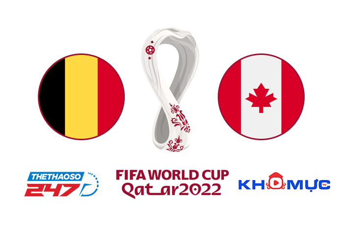 Link trực tiếp bóng đá Bỉ vs Canada
