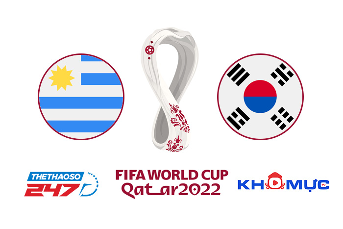 Link trực tiếp bóng đá Uruguay vs Hàn Quốc