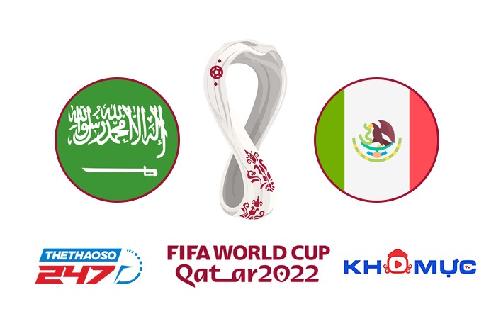Link trực tiếp bóng đá Saudi Arabia vs Mexico