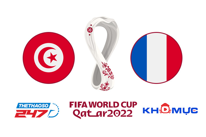 Link trực tiếp bóng đá Tunisia vs Pháp