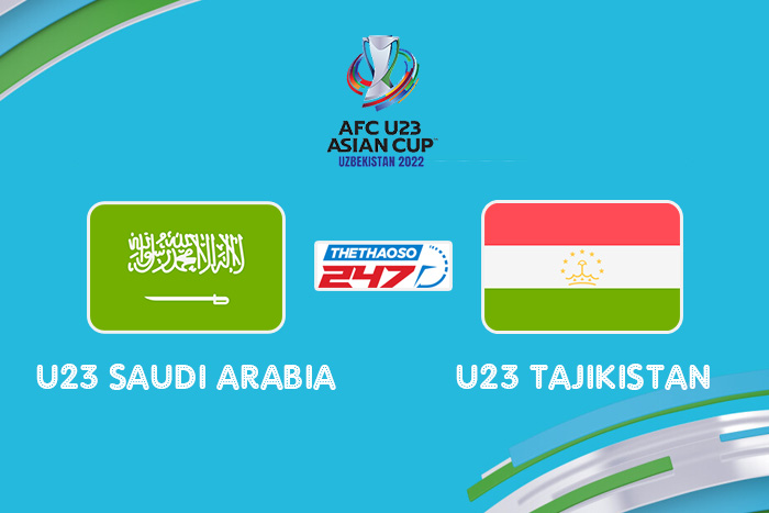 soi kèo U23 Saudi Arabia vs U23 Tajikistan