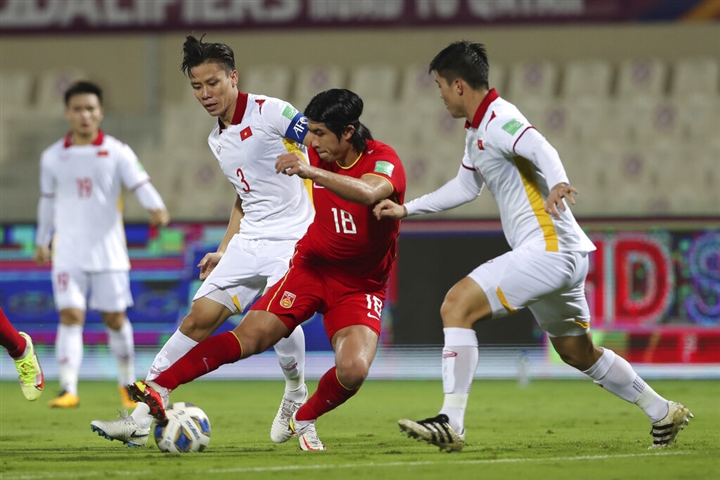 Trung Quốc 3-2 Việt Nam vòng loại World Cup 2022