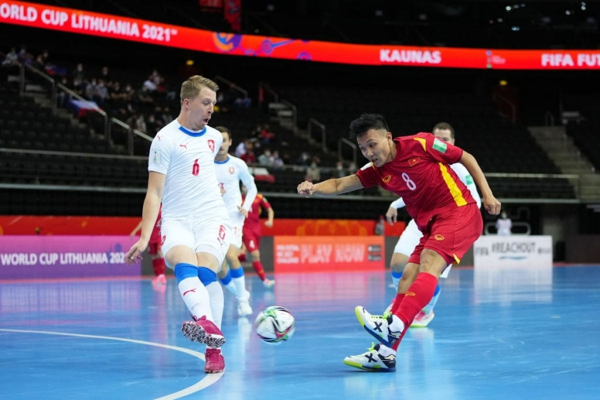 Kết quả Futsal Việt Nam vs CH Séc