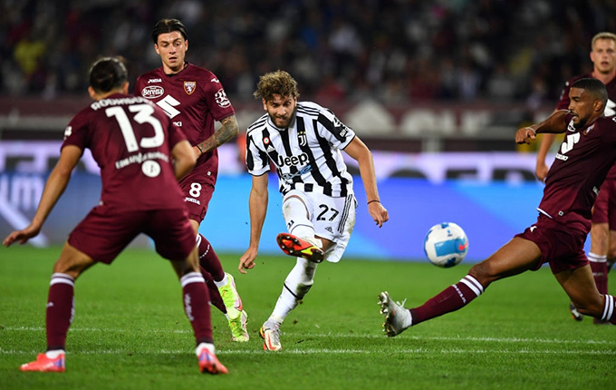 Kết quả bóng đá Serie A vòng 7: Torino 0-1 Juventus